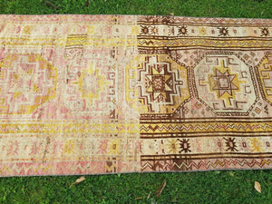 Vintage Caucasian Rug 3'2'' x 7'9''