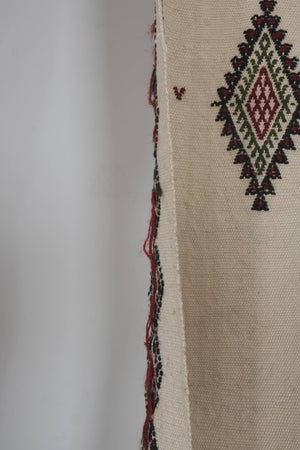 Vintage Turkish Kilim Runner 3' x 6'11''