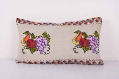 Turkish Aubusson Kilim Pillow Cover 20'' X 35''