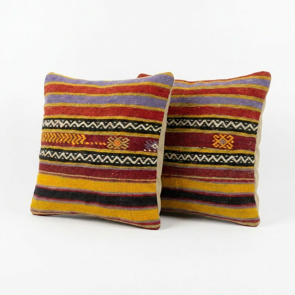 Kilim Pillow Cover Set of 2 | 20'' x 20''