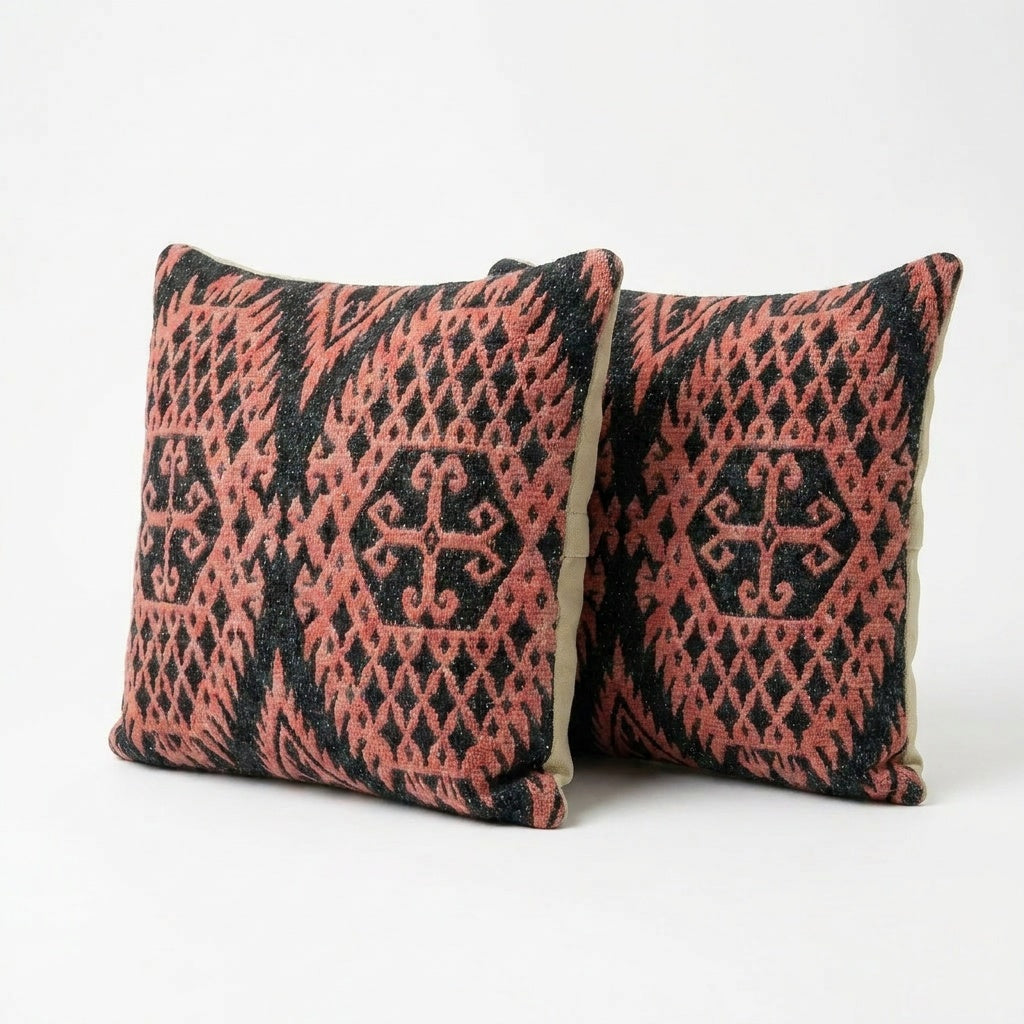 Kilim Pillow Cover Set of 2 | 15'' x 16''