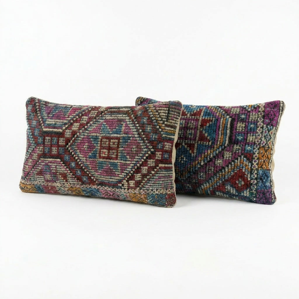Kilim Pillow Cover Set of 2 | 14'' x 20''