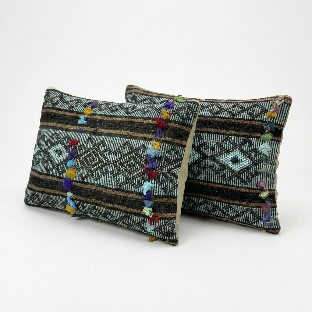 Kilim Pillow Cover Set of 2 | 16'' x 24''