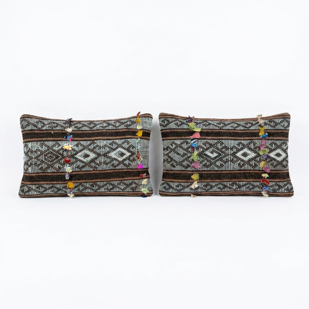 Kilim Pillow Cover Set of 2 | 15'' x 24''