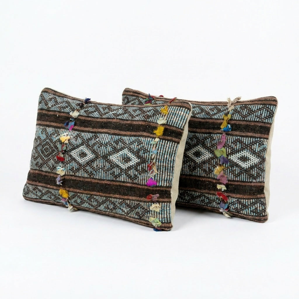 Kilim Pillow Cover Set of 2 | 15'' x 24''