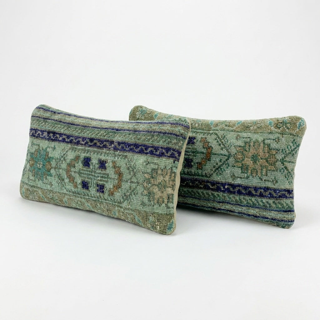 Kilim Pillow Cover Set of 2 | 11'' x 20''