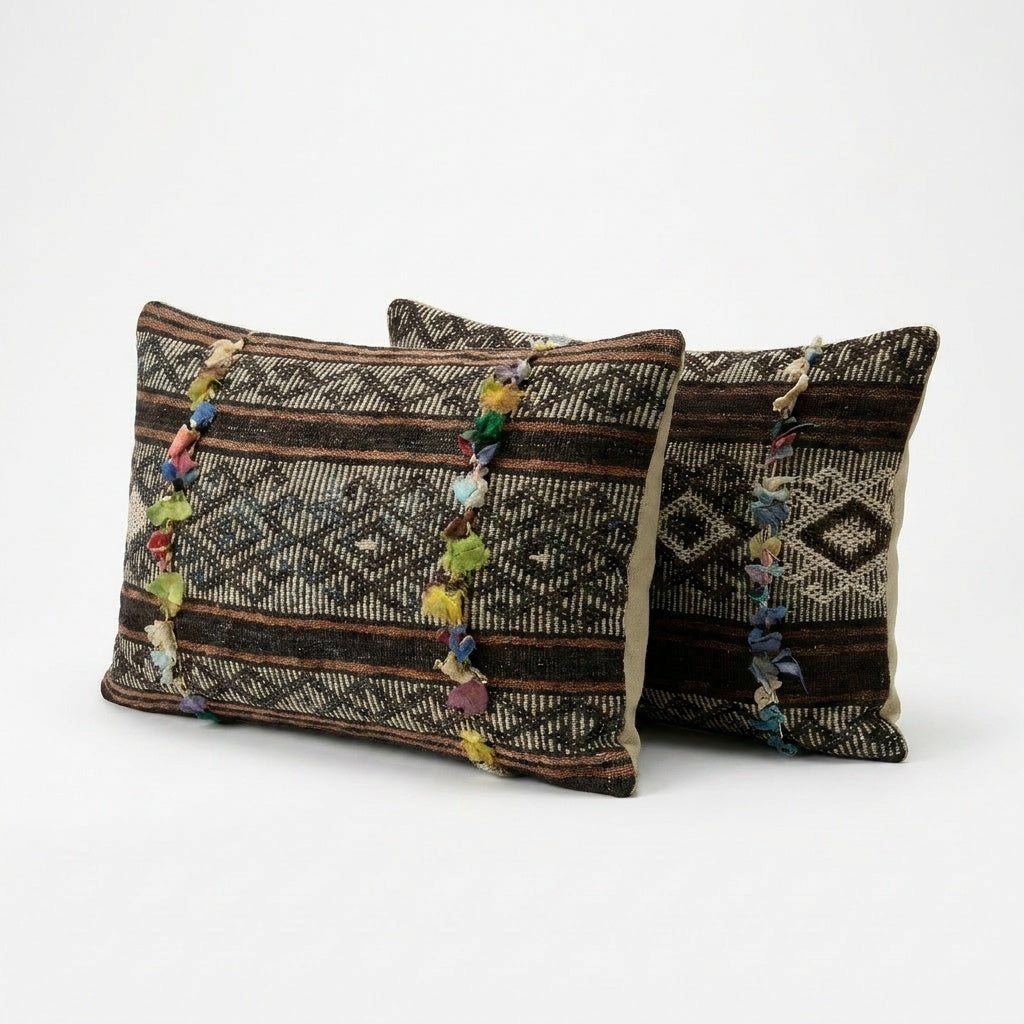 Kilim Pillow Cover Set of 2 | 14'' x 24''