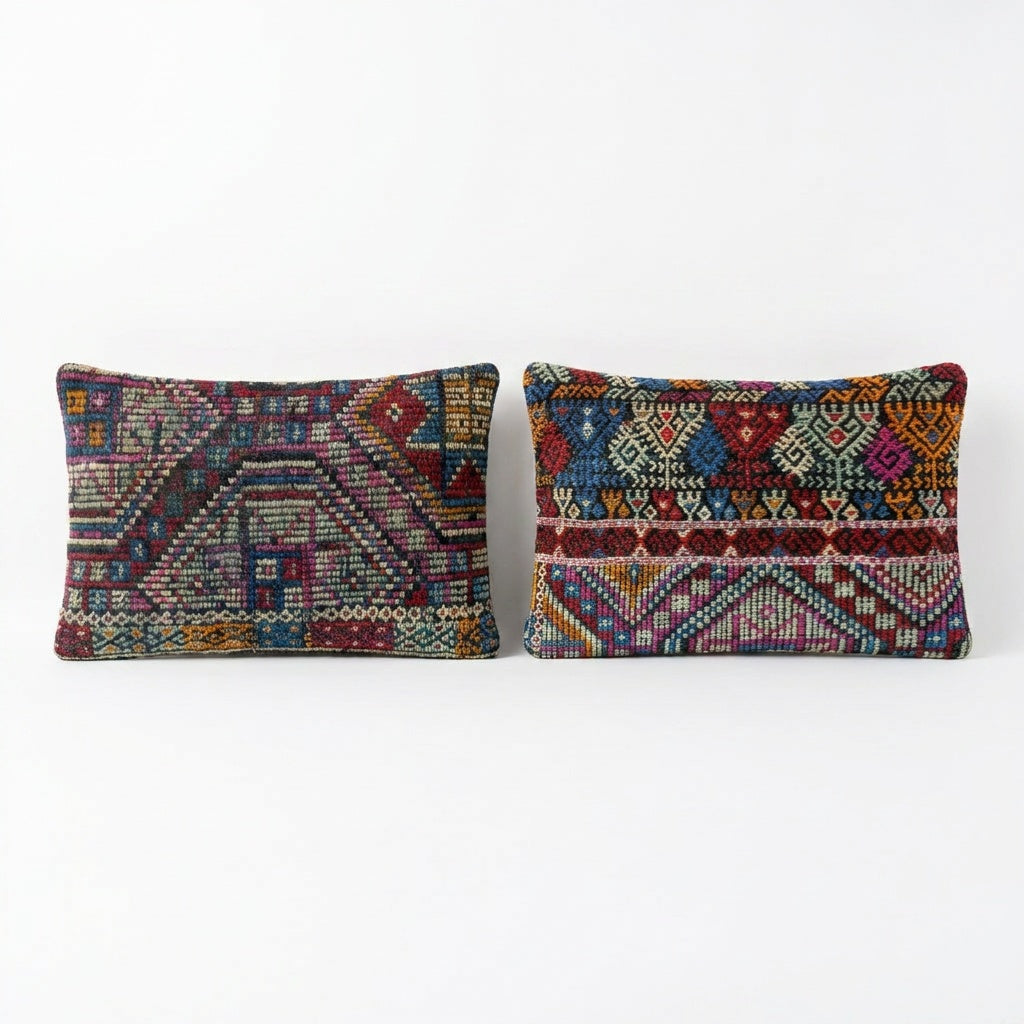 Kilim Pillow Cover Set of 2 | 13'' x 20''