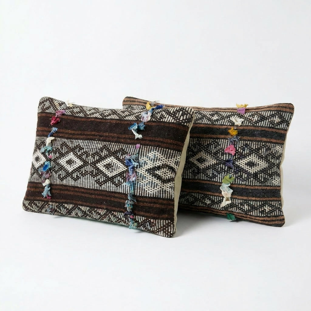 Kilim Pillow Cover Set of 2 | 15'' x 24''