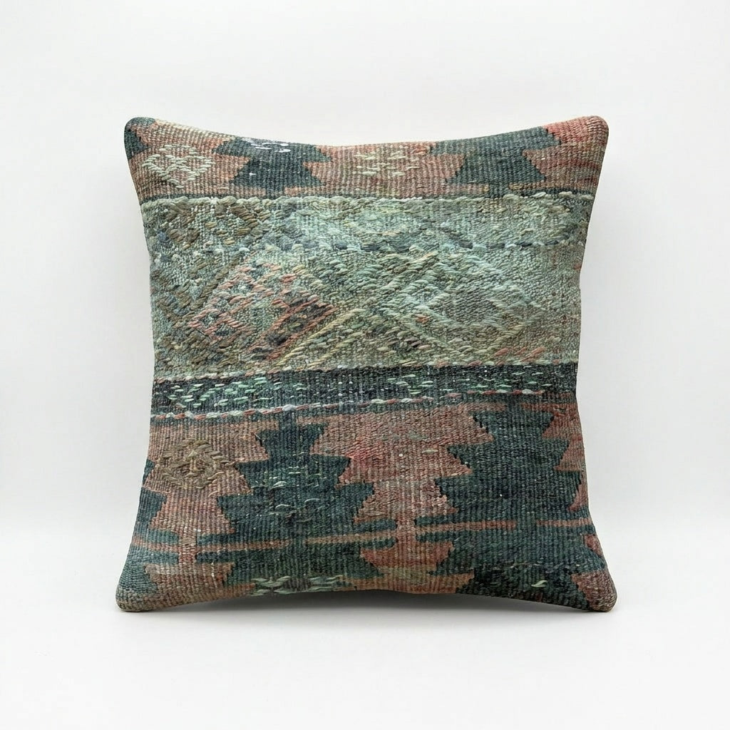Kilim Pillow Cover | 16'' x 16''