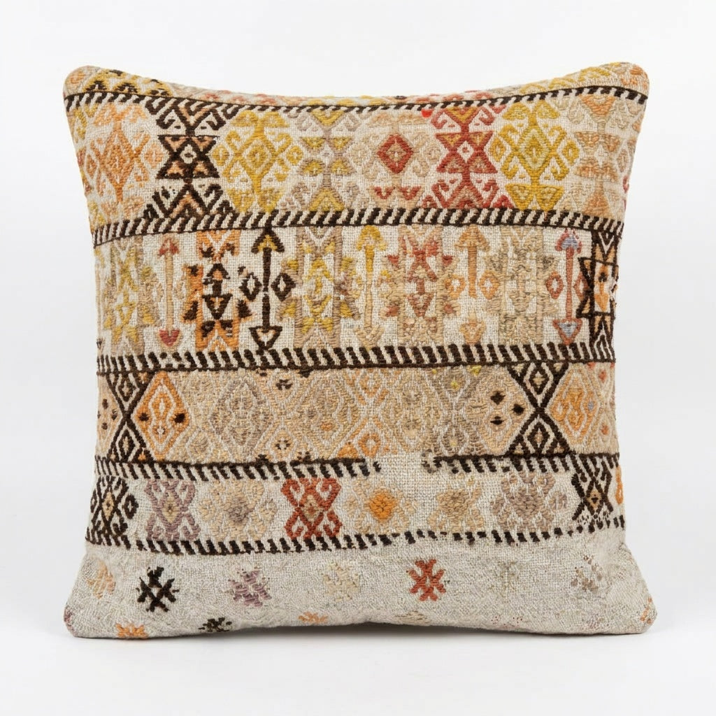 Kilim Pillow Cover | 15'' x 16''