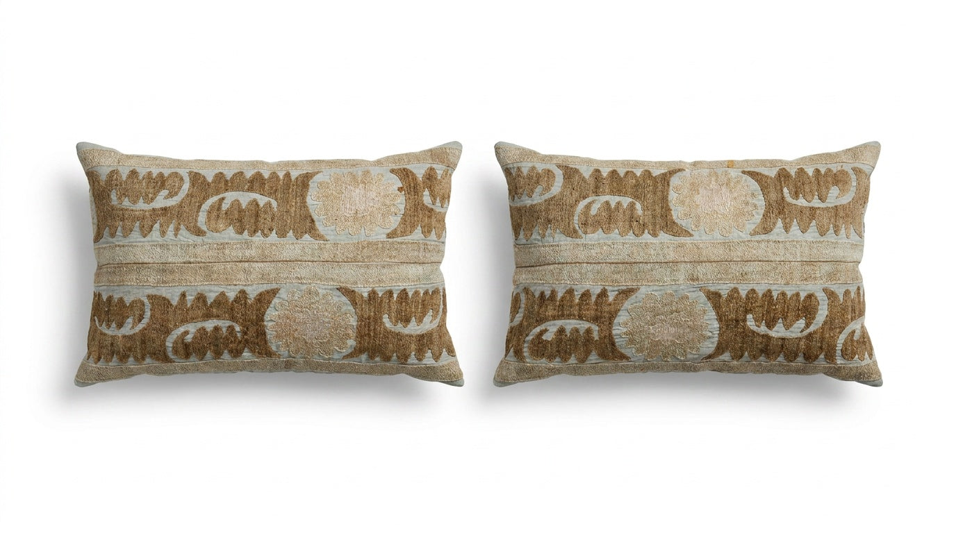Suzani Pillow Cover Set of 2 | 17'' x 25''