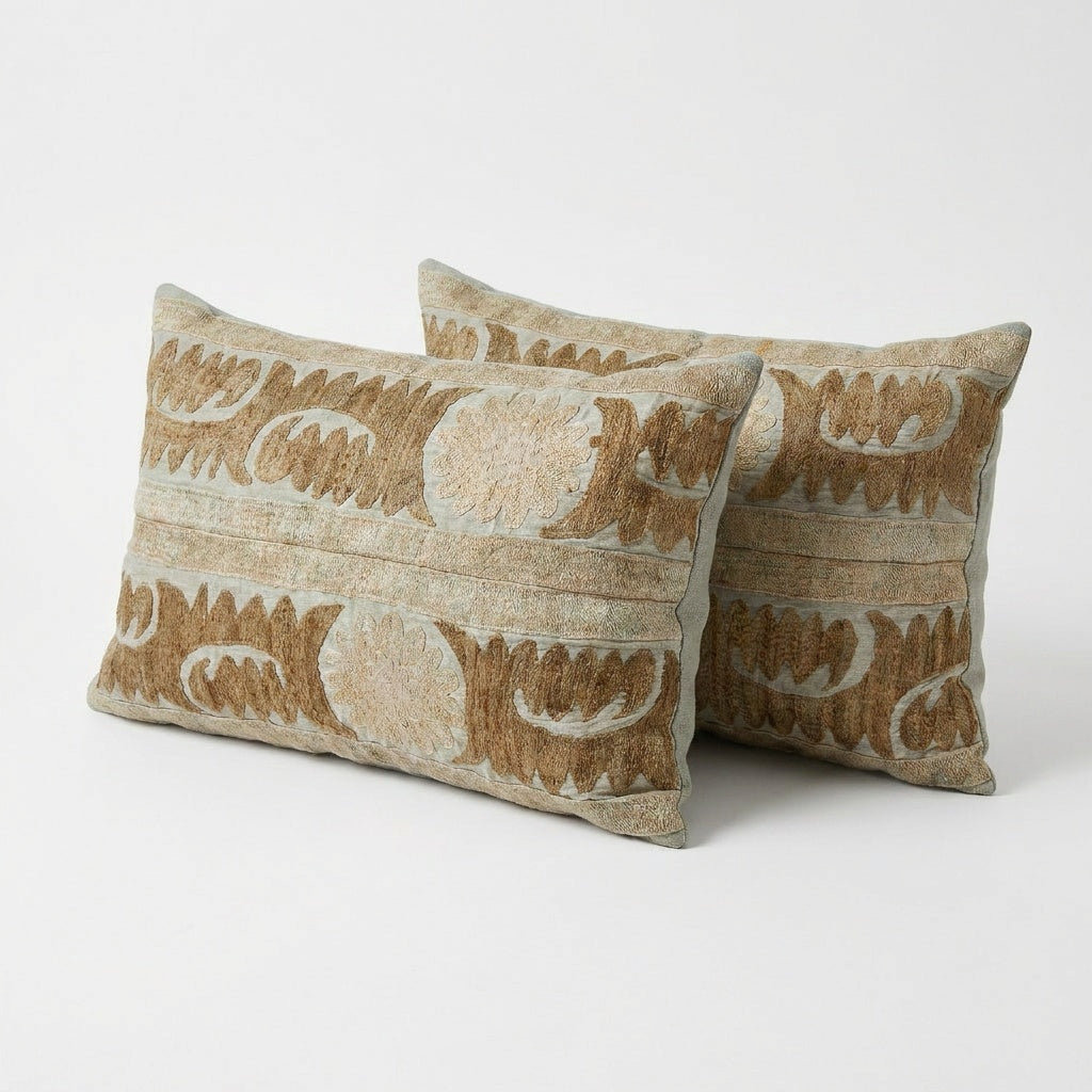 Suzani Pillow Cover Set of 2 | 17'' x 25''