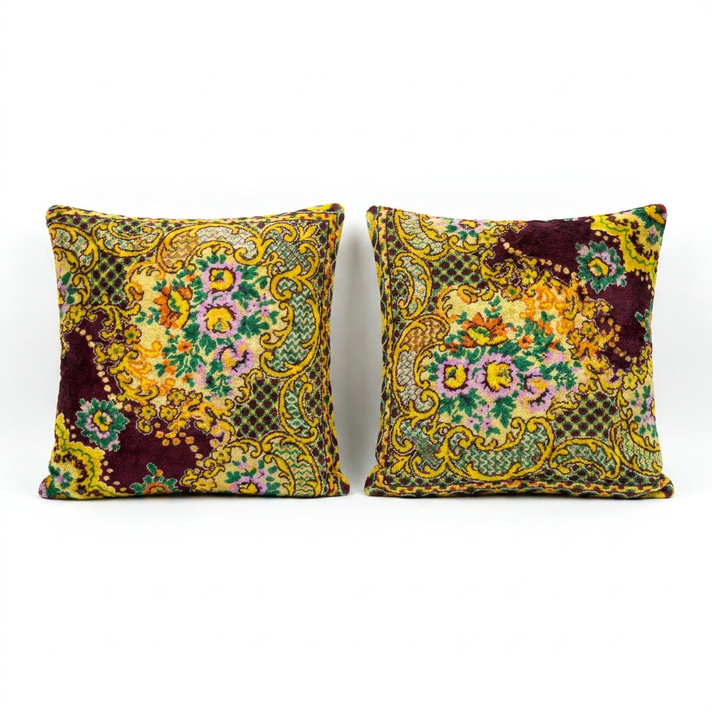 Turkish Velvet Pillow Cover Set of 2 | 20'' x 20''
