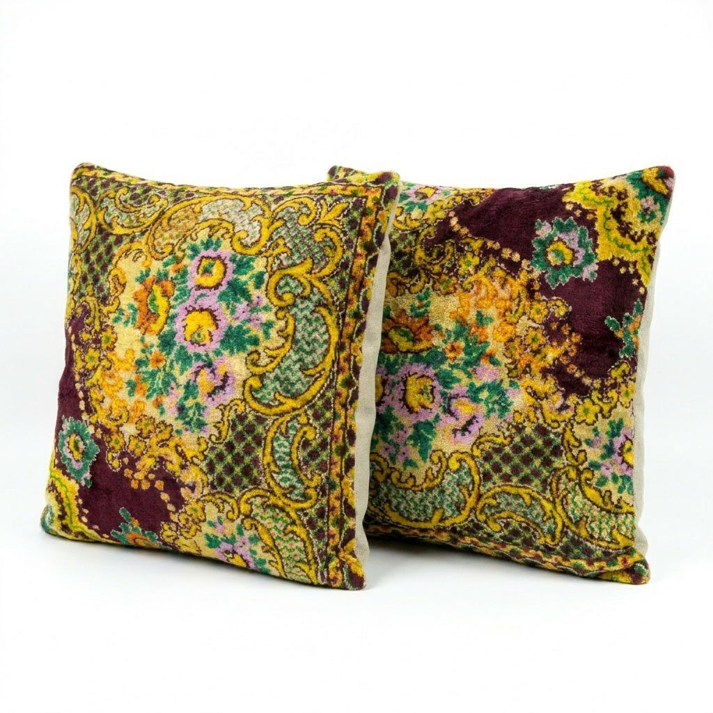 Turkish Velvet Pillow Cover Set of 2 | 20'' x 20''