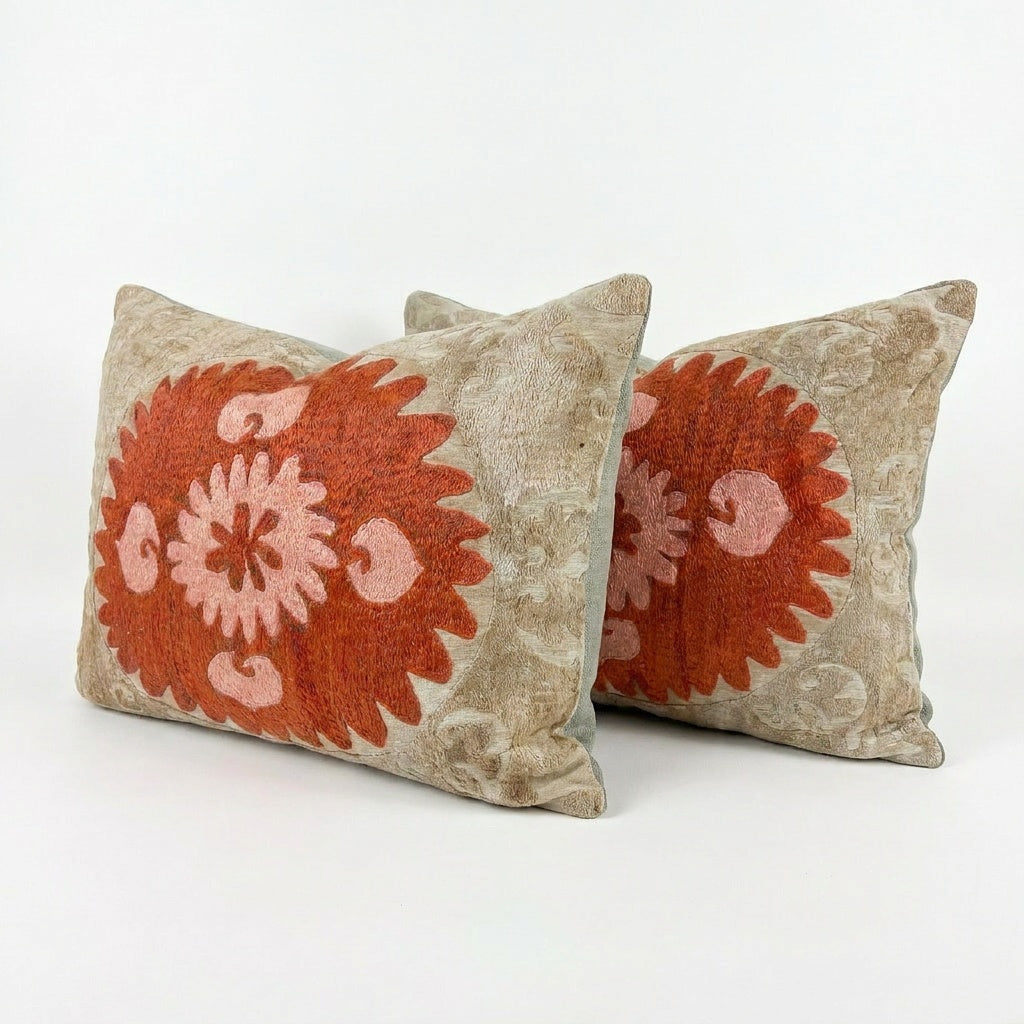 Suzani Pillow Cover Set of 2 | 24'' x 28''