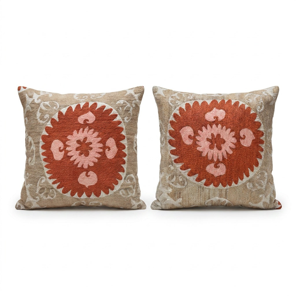 Suzani Pillow Cover Set of 2 | 26'' x 27''