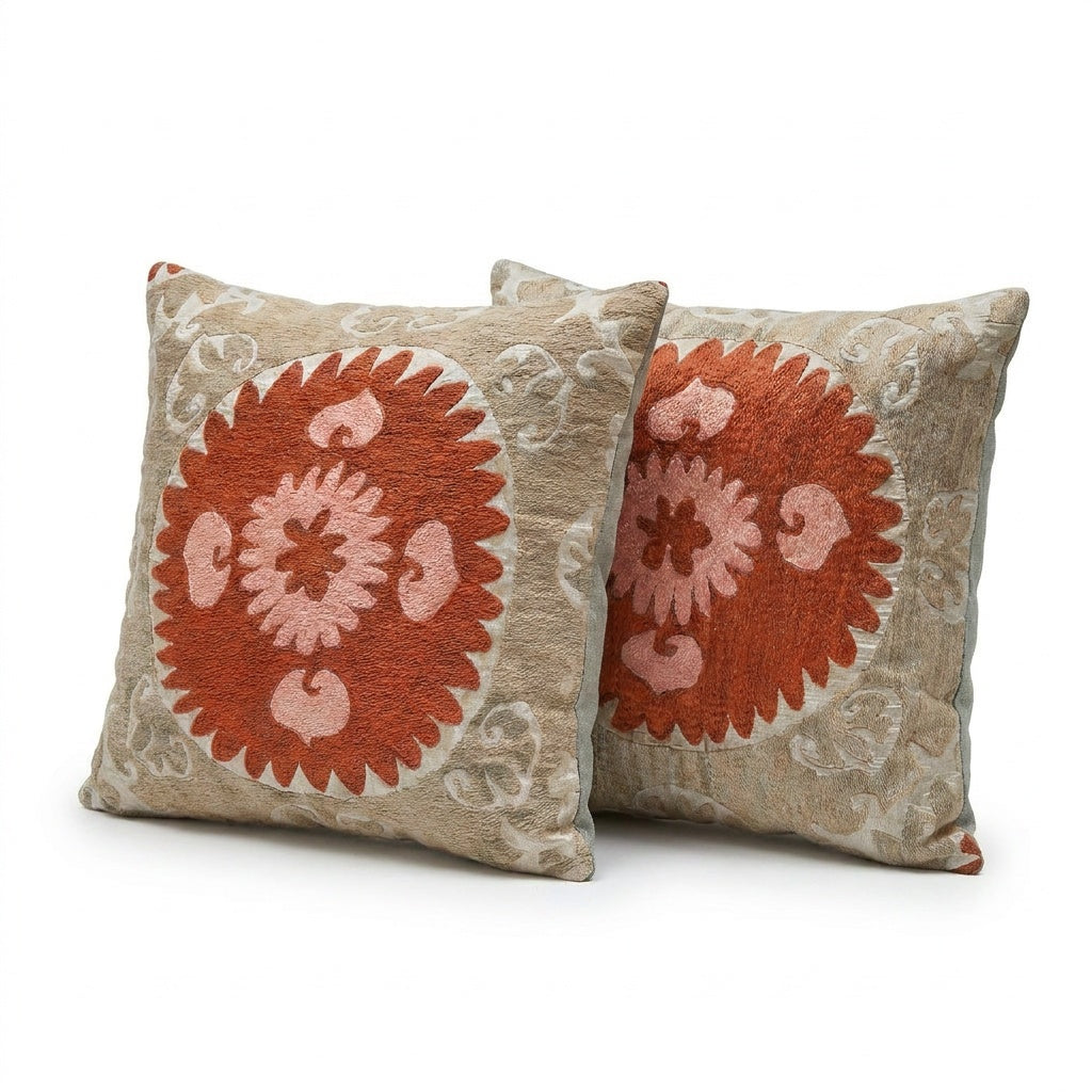 Suzani Pillow Cover Set of 2 | 26'' x 27''