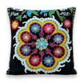 Uzbek Suzani Pillow Cover 17'' x 18''