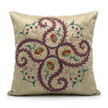 Uzbek Suzani Pillow Cover 18'' x 18''