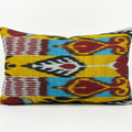 Uzbek Ikat Pillow Cover 13'' x 19''