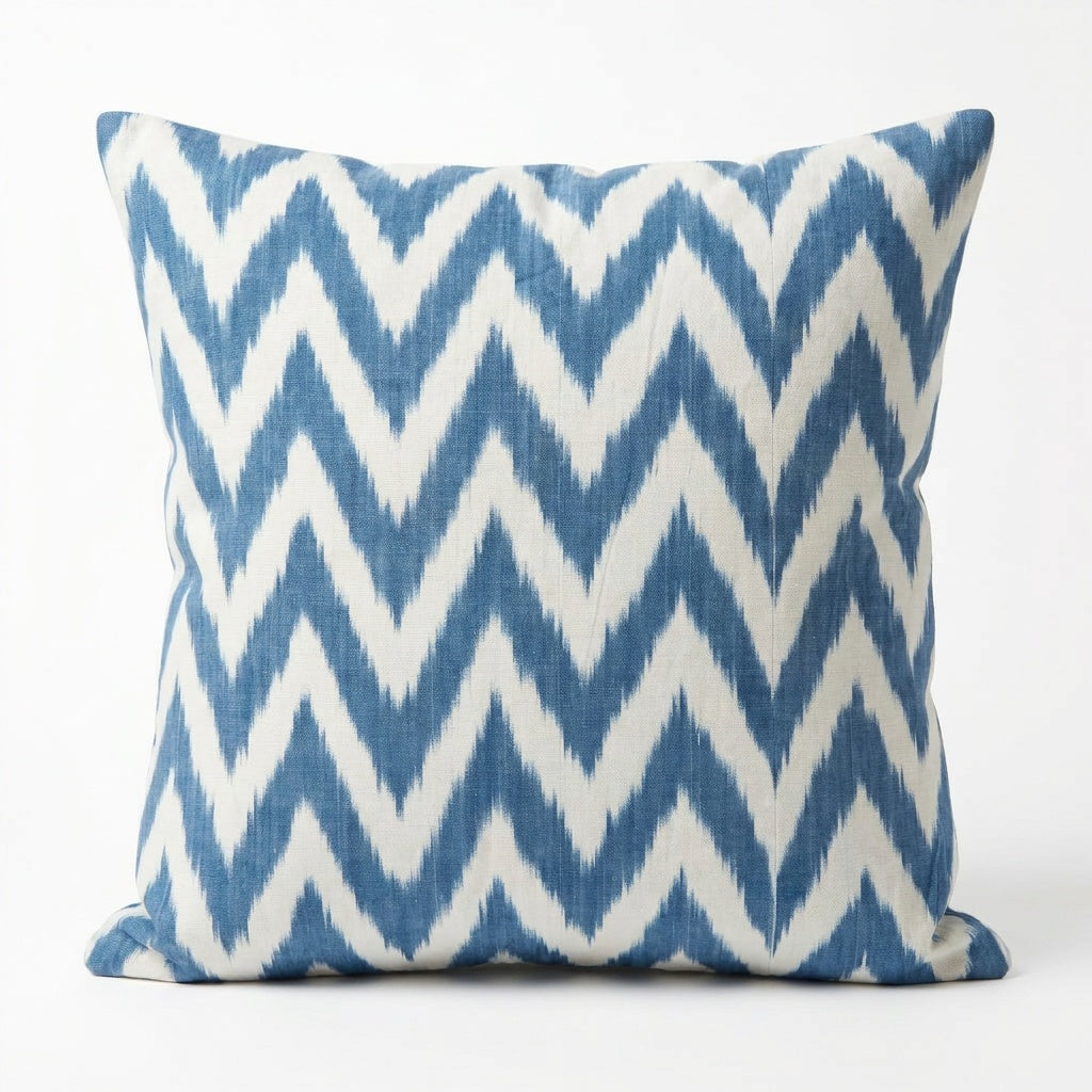 Uzbek Ikat Pillow Cover 17'' x 18''