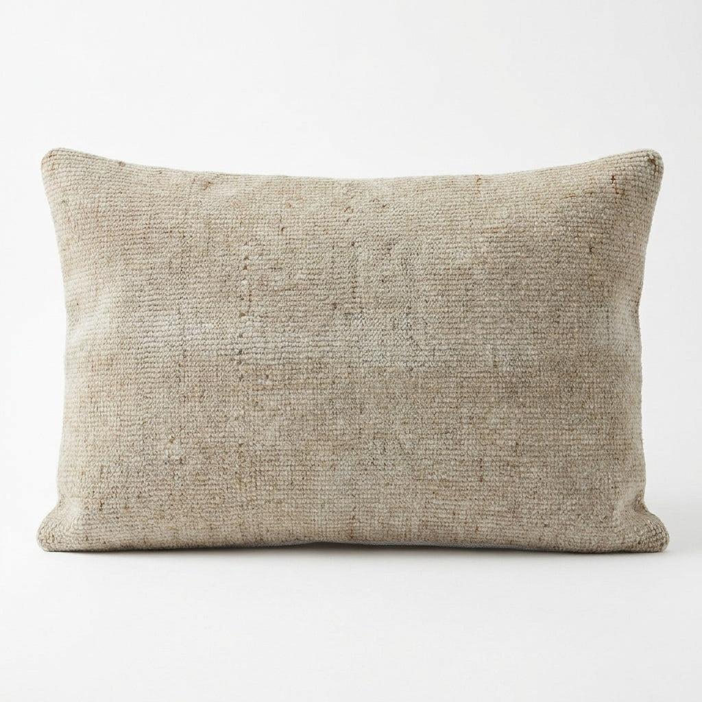 Turkish Oushak Rug Pillow Cover 13'' x 20''
