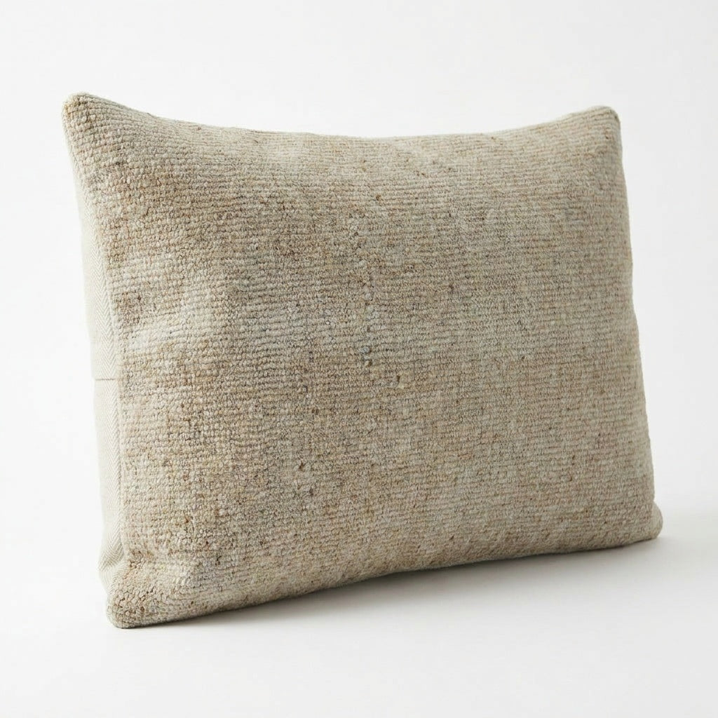 Turkish Oushak Rug Pillow Cover 13'' x 20''