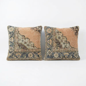 Rug Pillow Cover Set of 2 | 24'' x 24''