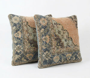Rug Pillow Cover Set of 2 | 24'' x 24''