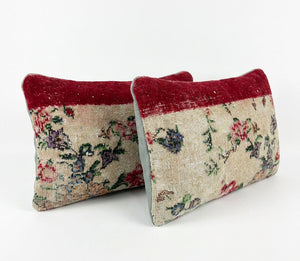 Rug Pillow Cover Set of 2 | 16'' x 24'' - Right