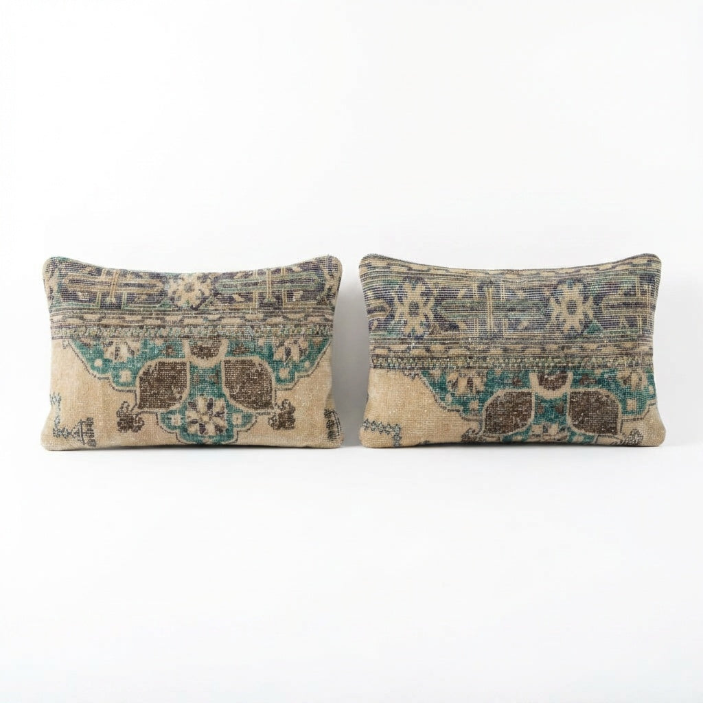 Rug Pillow Cover Set of 2 | 16'' x 24'' - Main