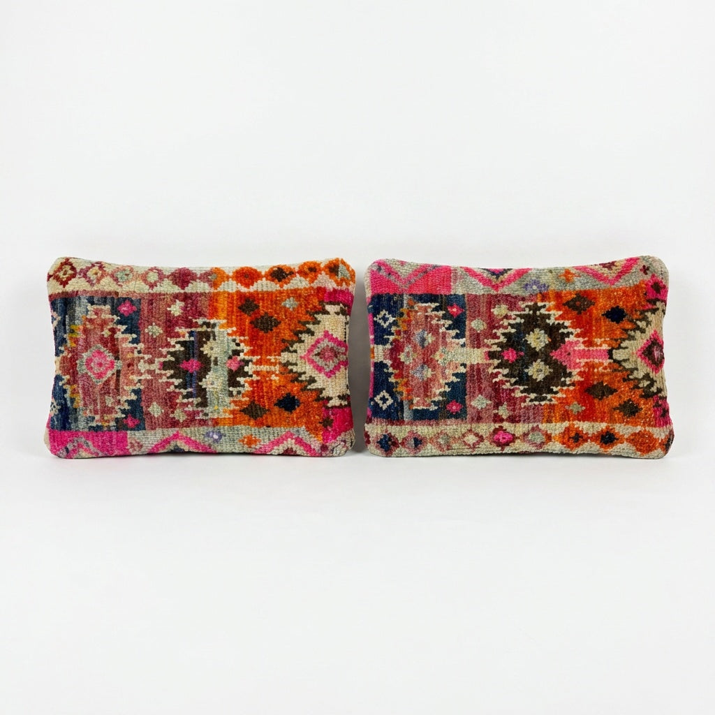 Rug Pillow Cover Set of 2 | 16'' x 24'' - Main