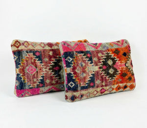 Rug Pillow Cover Set of 2 | 16'' x 24'' - Right