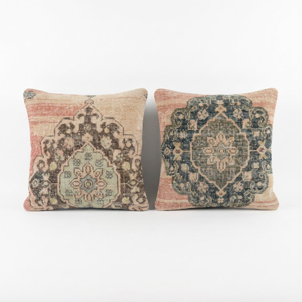 Rug Pillow Cover Set of 2 | 20'' x 20'' - Main