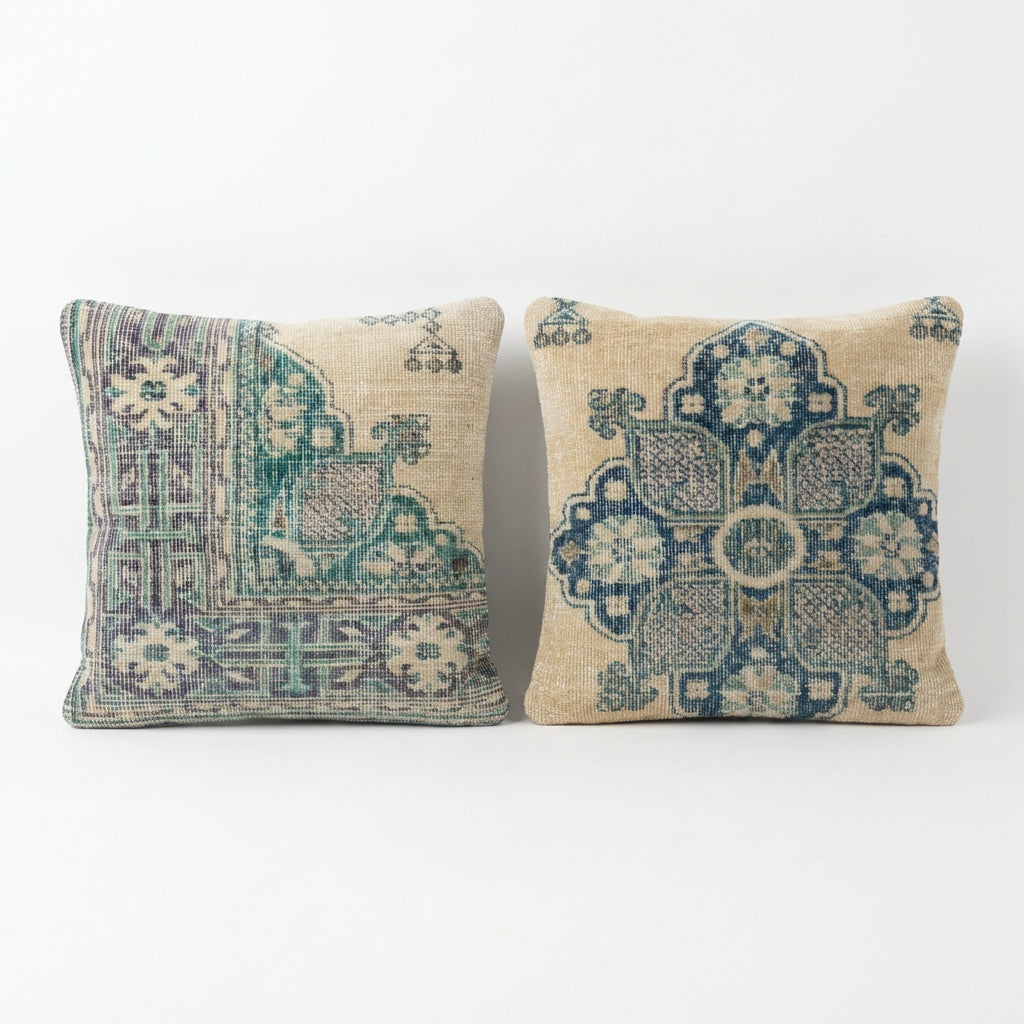 Rug Pillow Cover Set of 2 | 20'' x 20''