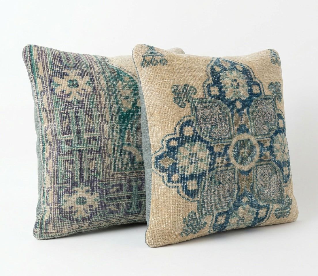 Rug Pillow Cover Set of 2 | 20'' x 20''