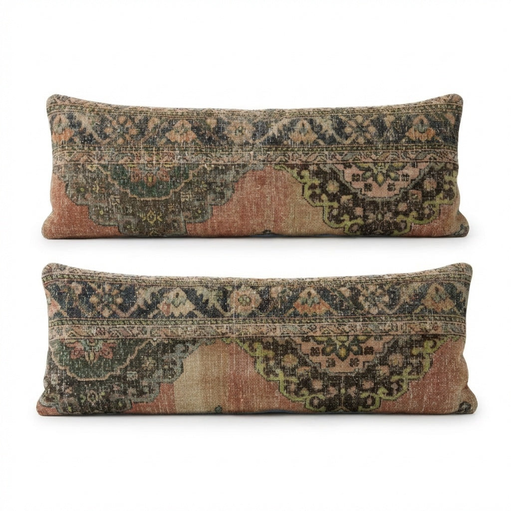 Rug Pillow Cover Set of 2 | 16'' x 47''
