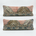 Rug Pillow Cover Set of 2 | 15'' x 47''