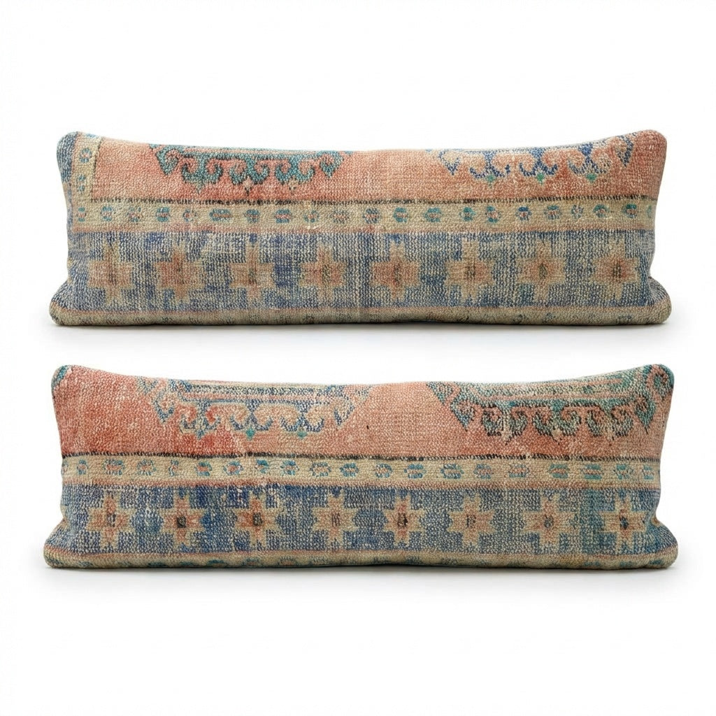 Rug Pillow Cover Set of 2 | 16'' x 47''
