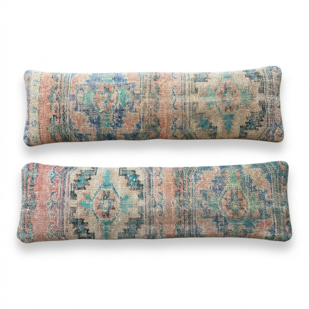 Rug Pillow Cover Set of 2 | 14'' x 47''