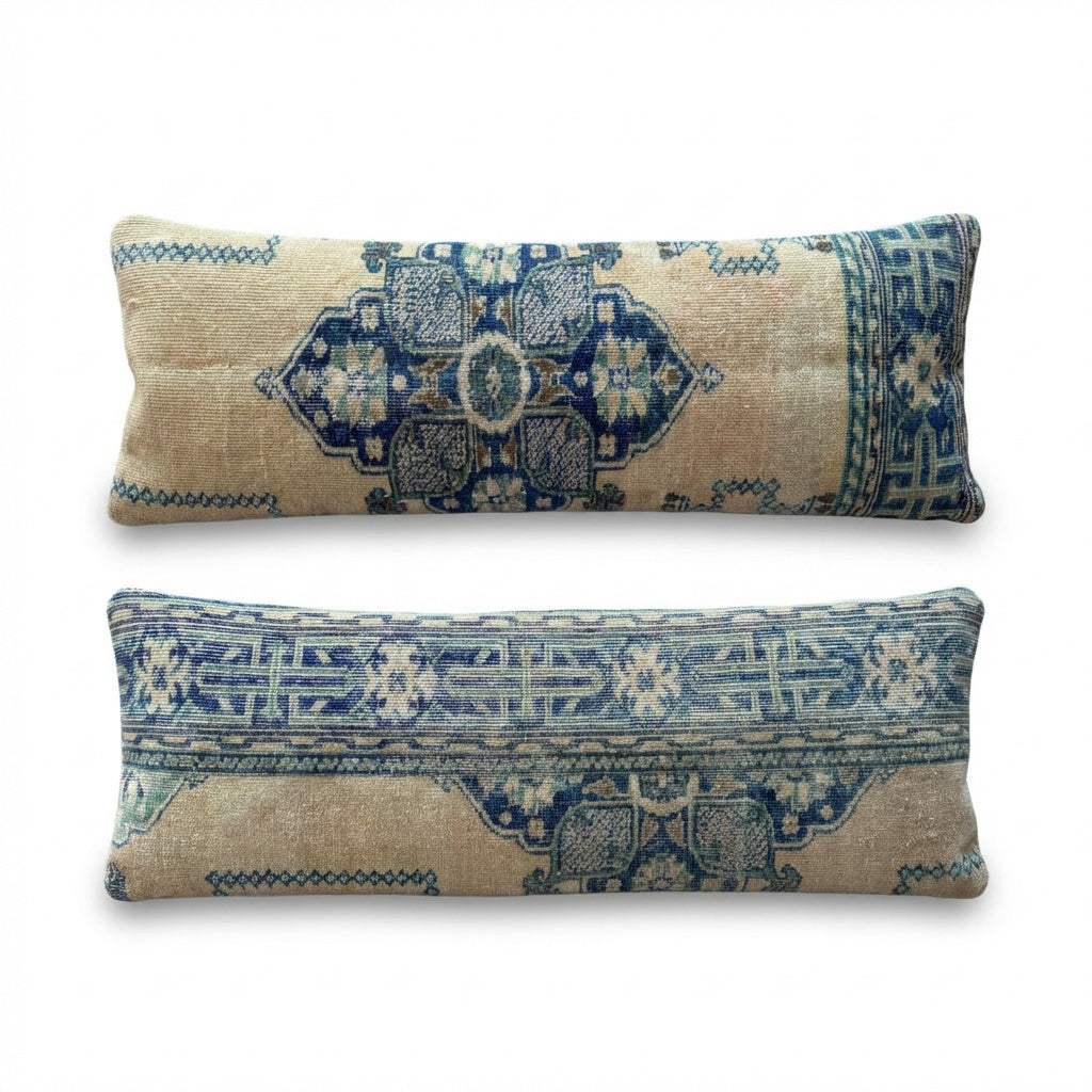 Rug Pillow Cover Set of 2 | 15'' x 41''