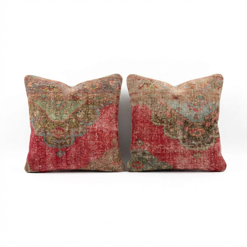 Rug Pillow Cover Set of 2 | 23'' x 23''