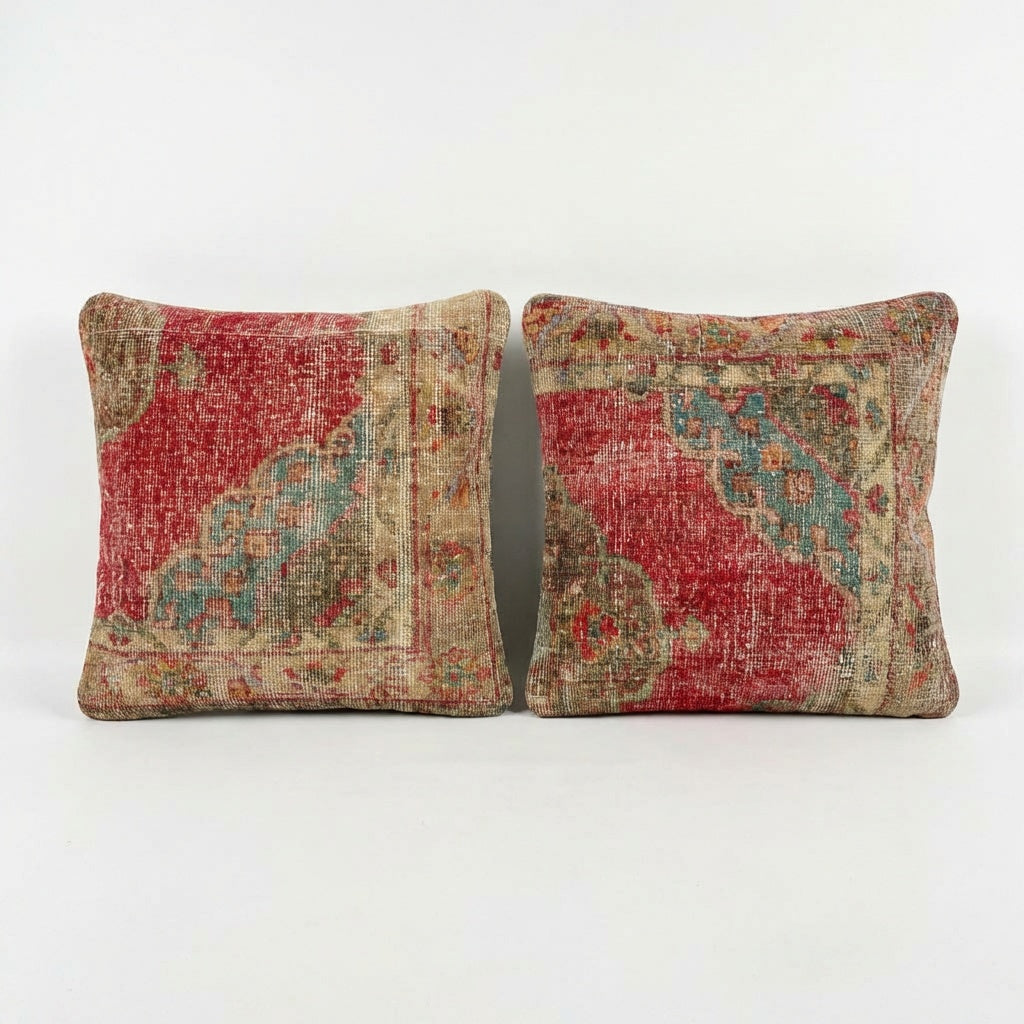 Rug Pillow Cover Set of 2 | 24'' x 24''