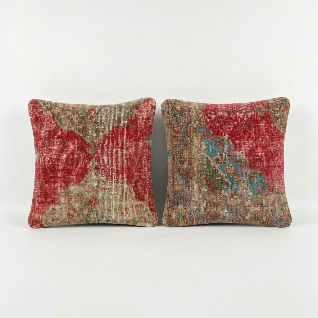 Rug Pillow Cover Set of 2 | 19'' x 19''
