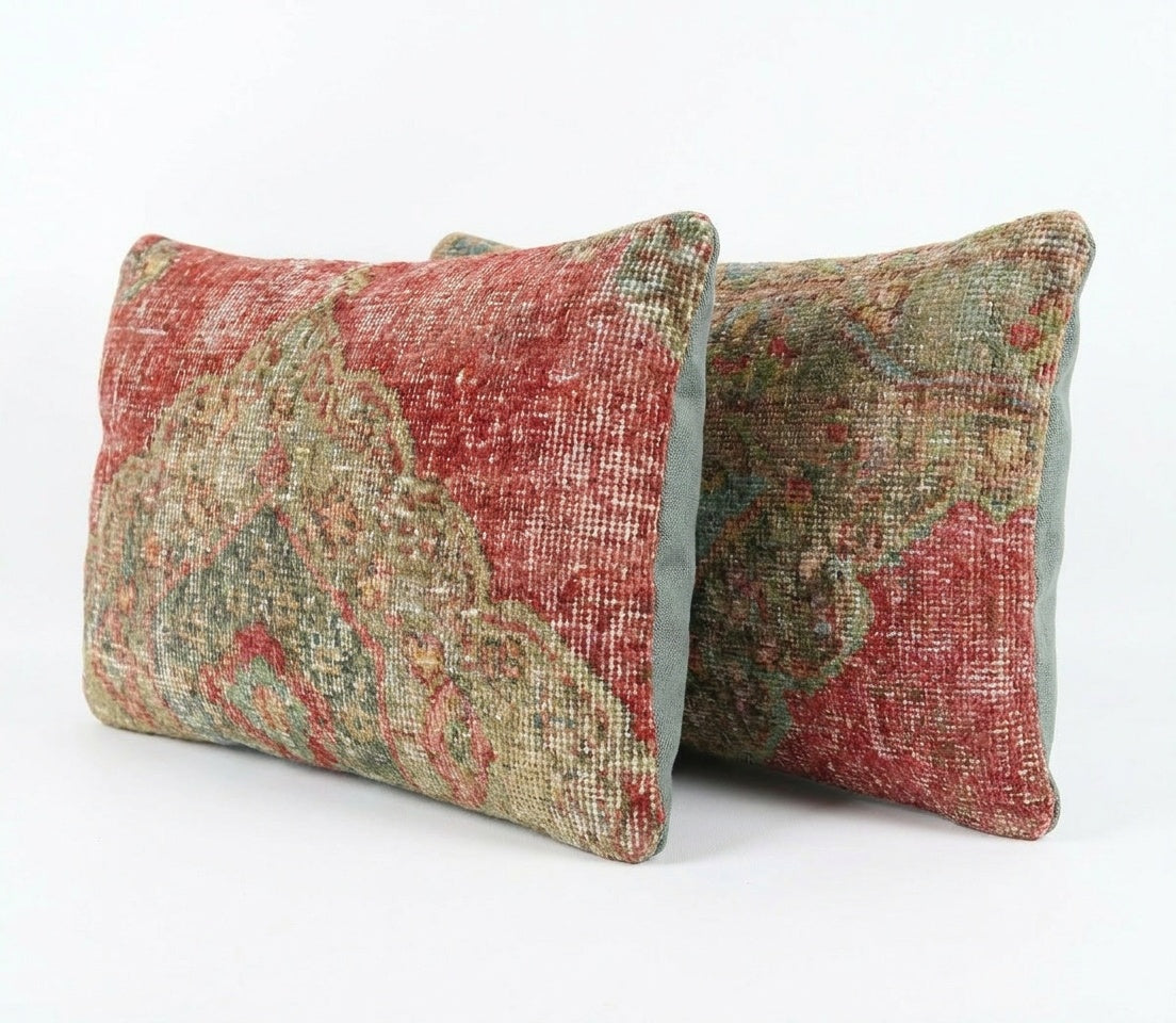 Rug Pillow Cover Set of 2 | 16'' x 24''