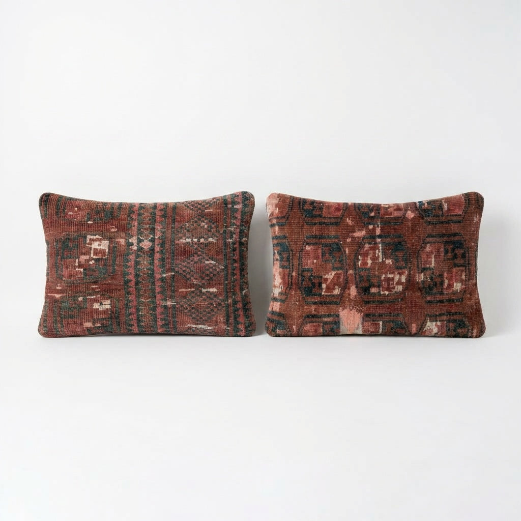 Rug Pillow Cover Set of 2 | 16'' x 24''