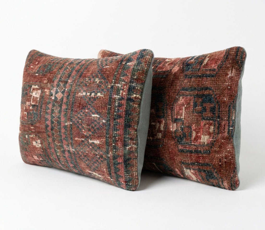 Rug Pillow Cover Set of 2 | 16'' x 24''