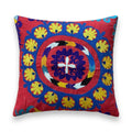 Uzbek Suzani Pillow Cover 19'' x 21''