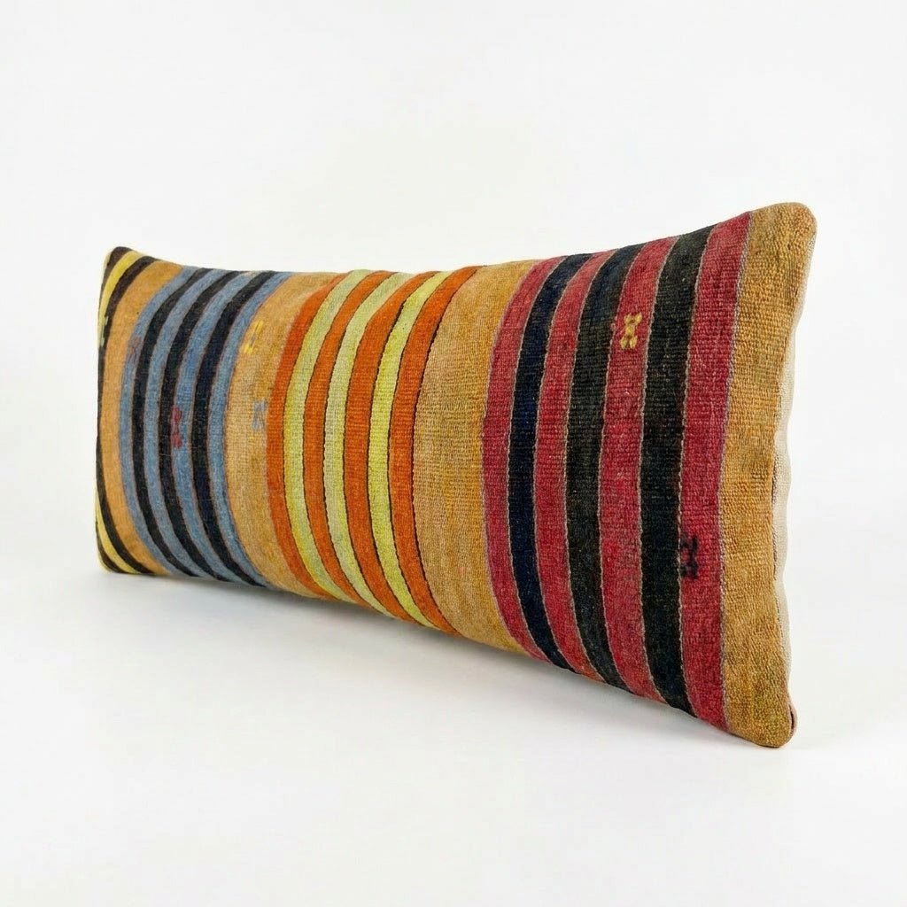 Turkish Kilim Bedding Pillow Cover 16'' x 47''